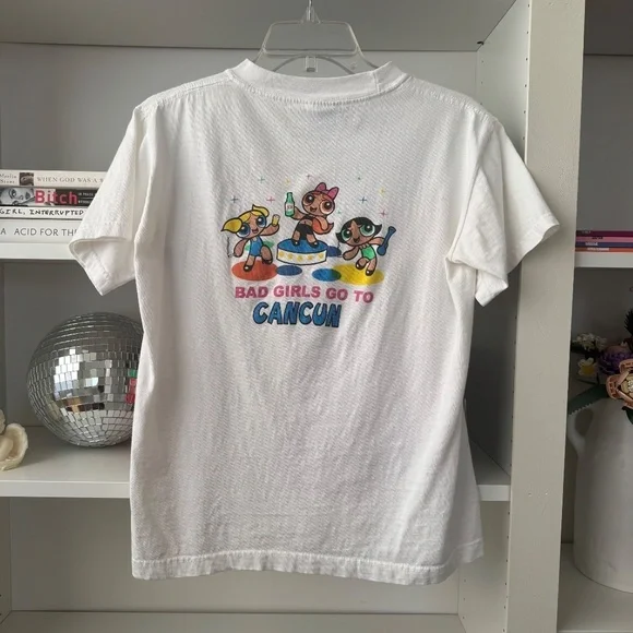 Vintage Powerpuff Girls Bad Girls Go To Cancun Shirt - Picture 5 of 7